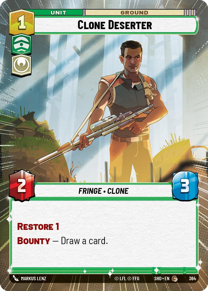 Clone Deserter (364) (Hyperspace) (364) [Shadows of the Galaxy] | Shuffle n Cut Hobbies & Games