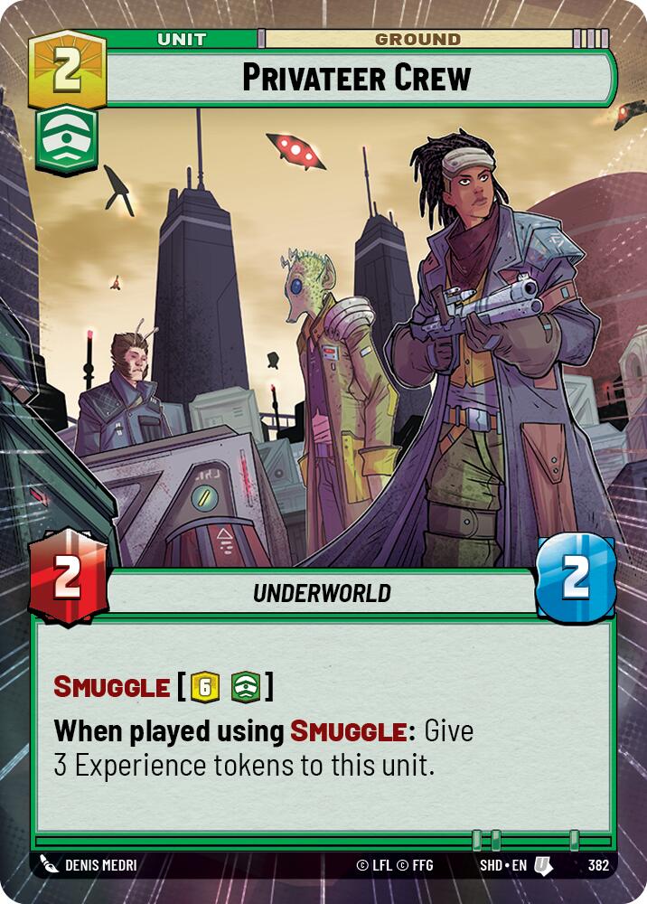 Privateer Crew (382) (Hyperspace) (382) [Shadows of the Galaxy] | Shuffle n Cut Hobbies & Games