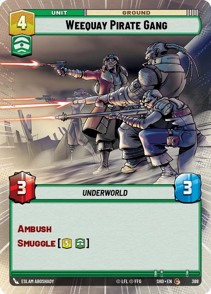 Weequay Pirate Gang (388) (Hyperspace) (388) [Shadows of the Galaxy] | Shuffle n Cut Hobbies & Games