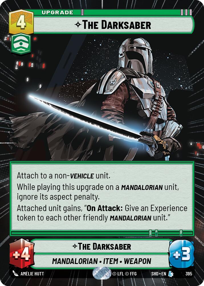 The Darksaber (395) (Hyperspace) (395) [Shadows of the Galaxy] | Shuffle n Cut Hobbies & Games