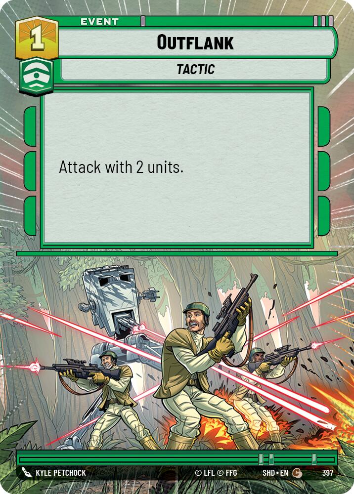 Outflank (397) (Hyperspace) (397) [Shadows of the Galaxy] | Shuffle n Cut Hobbies & Games