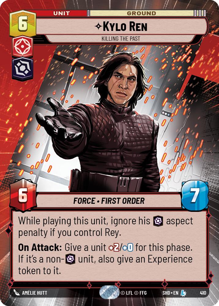 Kylo Ren - Killing the Past (410) (Hyperspace) (410) [Shadows of the Galaxy] | Shuffle n Cut Hobbies & Games