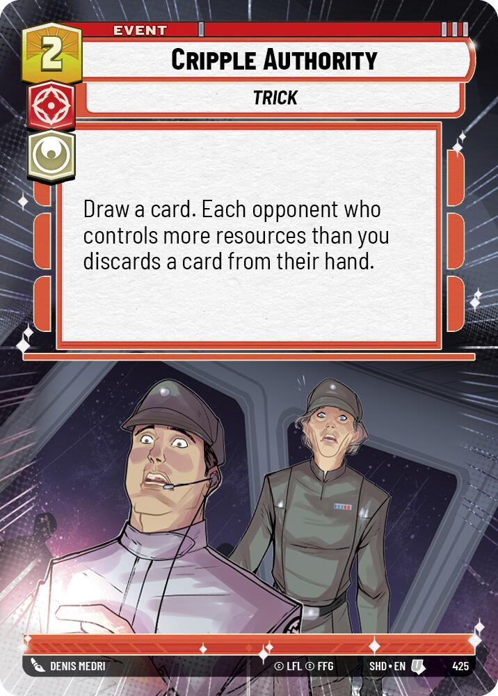 Cripple Authority (425) (Hyperspace) (425) [Shadows of the Galaxy] | Shuffle n Cut Hobbies & Games