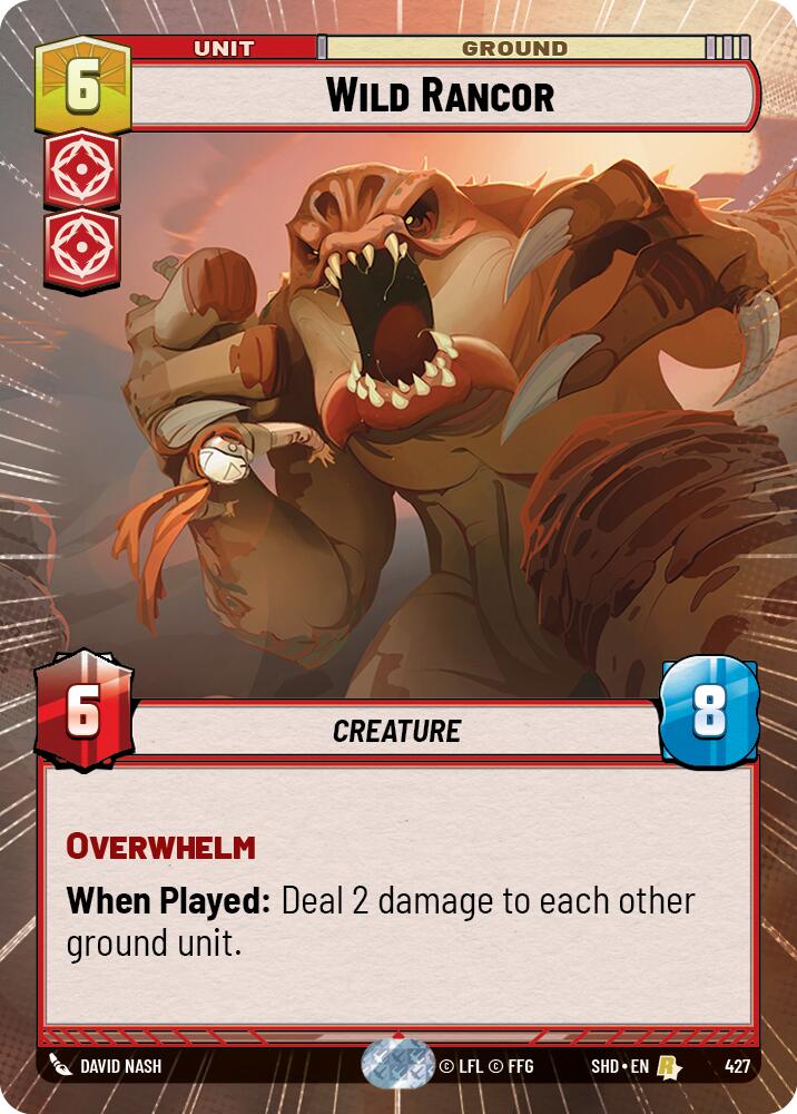 Wild Rancor (427) (Hyperspace) (427) [Shadows of the Galaxy] | Shuffle n Cut Hobbies & Games