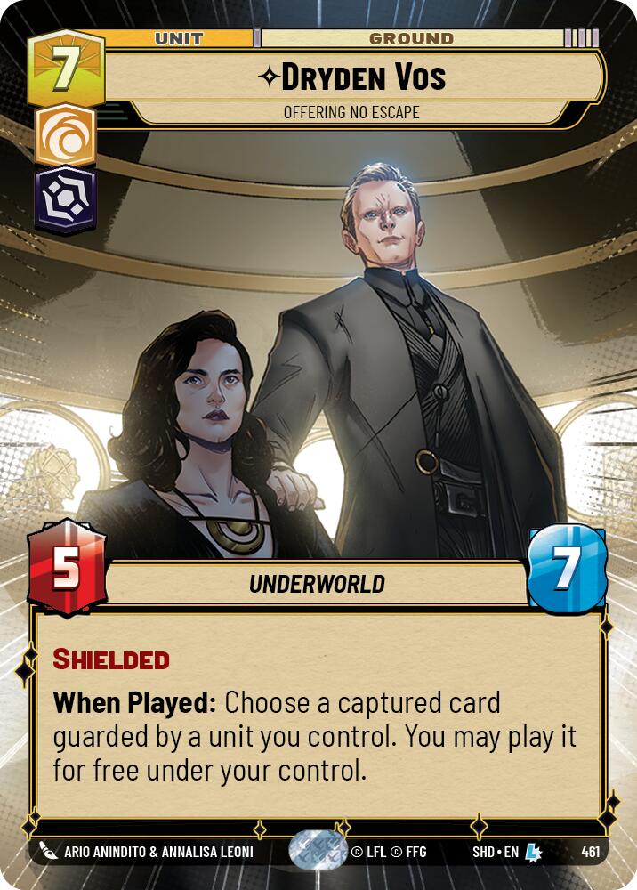 Dryden Vos - Offering No Escape (461) (Hyperspace) (461) [Shadows of the Galaxy] | Shuffle n Cut Hobbies & Games