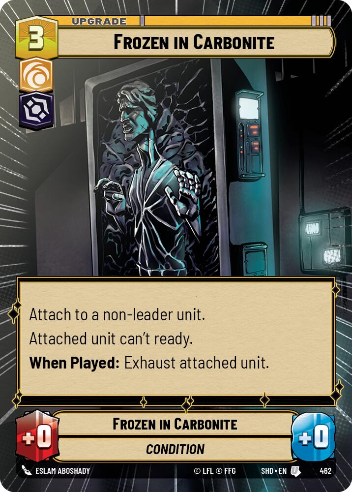 Frozen in Carbonite (462) (Hyperspace) (462) [Shadows of the Galaxy] | Shuffle n Cut Hobbies & Games
