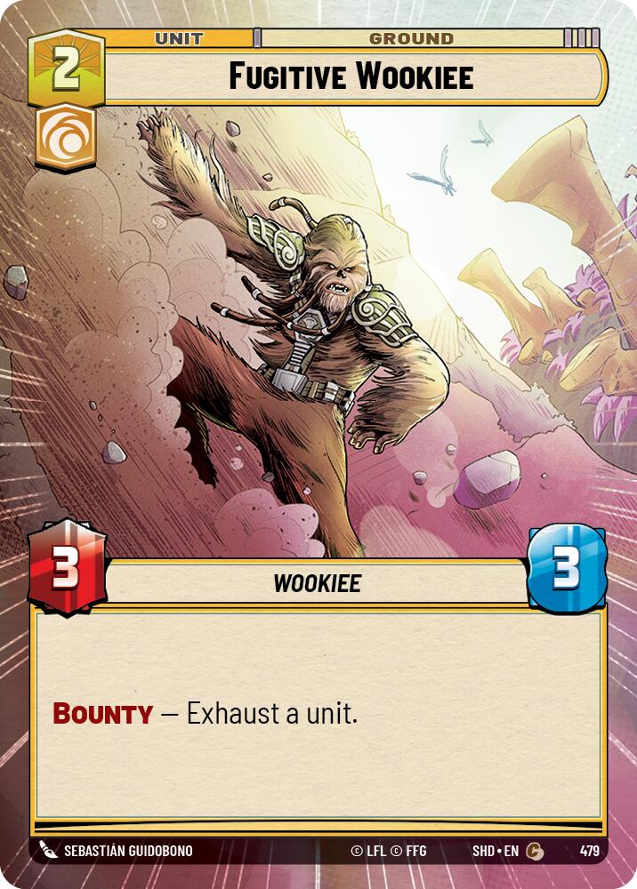 Fugitive Wookiee (479) (Hyperspace) (479) [Shadows of the Galaxy] | Shuffle n Cut Hobbies & Games