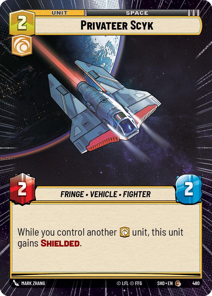 Privateer Scyk (480) (Hyperspace) (480) [Shadows of the Galaxy] | Shuffle n Cut Hobbies & Games