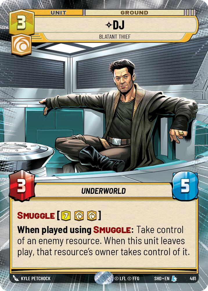 DJ - Blatant Thief (481) (Hyperspace) (481) [Shadows of the Galaxy] | Shuffle n Cut Hobbies & Games
