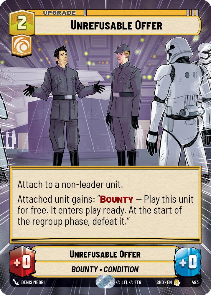 Unrefusable Offer (493) (Hyperspace) (493) [Shadows of the Galaxy] | Shuffle n Cut Hobbies & Games