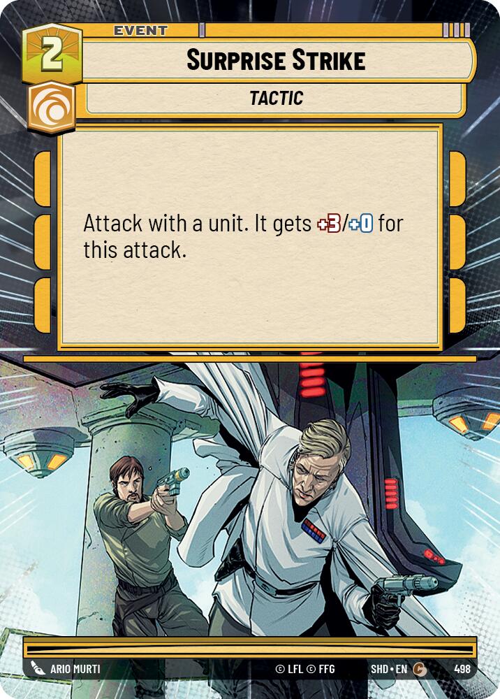 Surprise Strike (498) (Hyperspace) (498) [Shadows of the Galaxy] | Shuffle n Cut Hobbies & Games