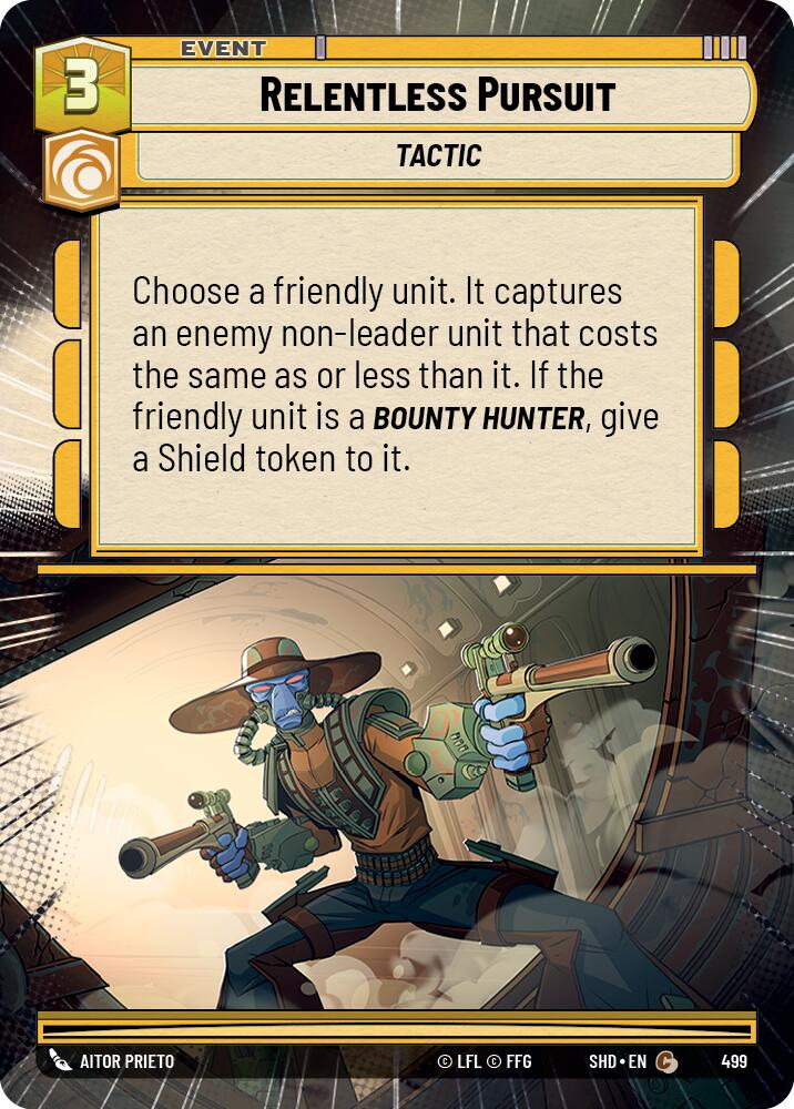 Relentless Pursuit (499) (Hyperspace) (499) [Shadows of the Galaxy] | Shuffle n Cut Hobbies & Games