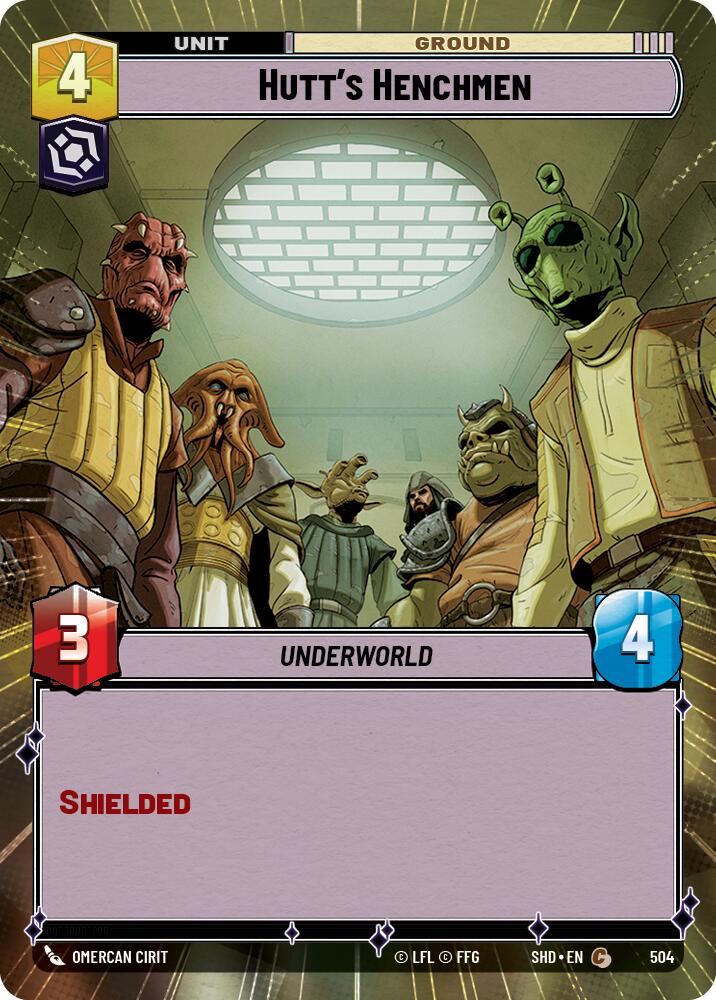 Hutt's Henchmen (504) (Hyperspace) (504) [Shadows of the Galaxy] | Shuffle n Cut Hobbies & Games