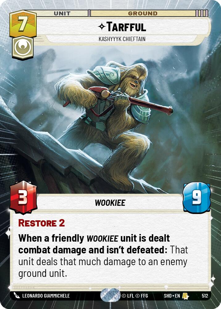 Tarfful - Kashyyyk Chieftain (512) (Hyperspace) (512) [Shadows of the Galaxy] | Shuffle n Cut Hobbies & Games
