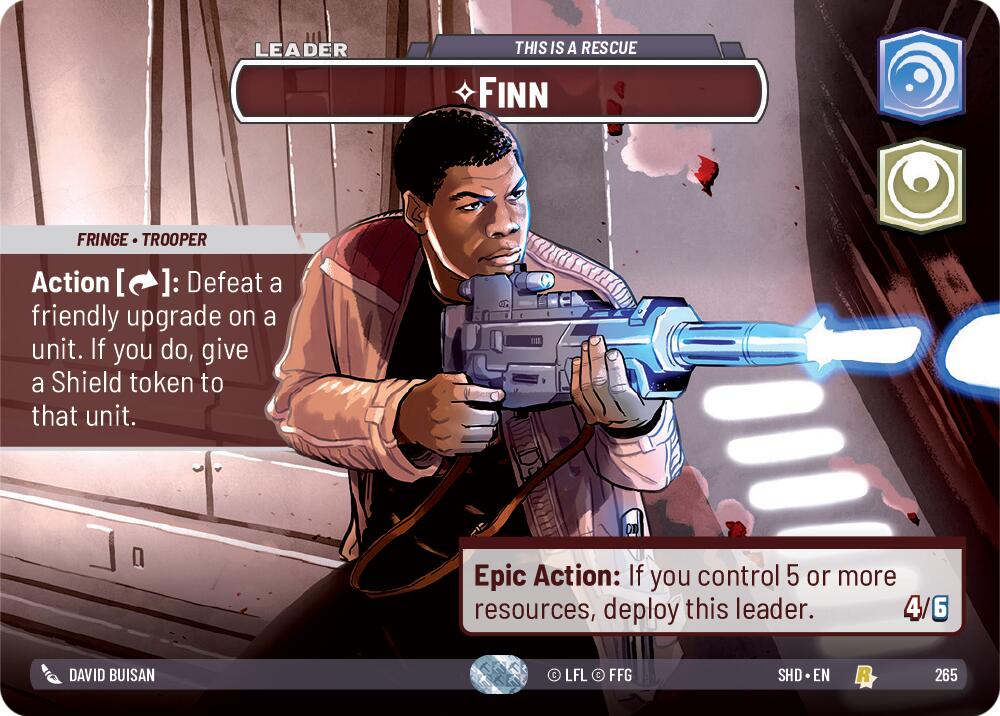 Finn - This is a Rescue (265) (Showcase) (265) [Shadows of the Galaxy] | Shuffle n Cut Hobbies & Games