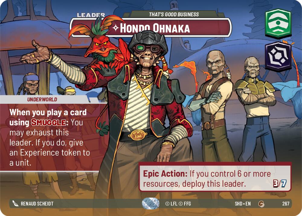 Hondo Ohnaka - That's Good Business (267) (Showcase) (267) [Shadows of the Galaxy] | Shuffle n Cut Hobbies & Games