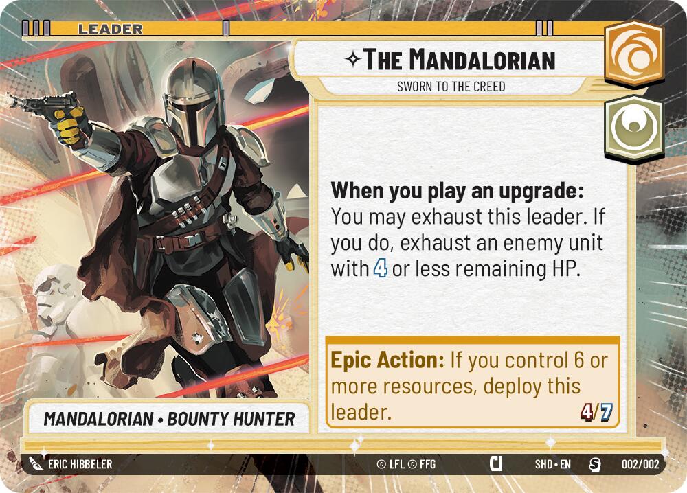 The Mandalorian - Sworn To The Creed (002/002) (Hyperspace) (Prerelease Promos) (002/002) [Shadows of the Galaxy Promos] | Shuffle n Cut Hobbies & Games