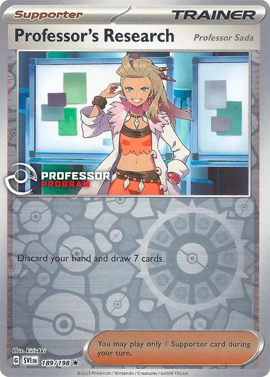 Professor's Research (189/198) (2023) [Professor Program Promos] | Shuffle n Cut Hobbies & Games