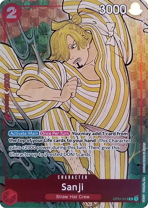 Sanji (English Version 1st Anniversary Set) [One Piece Promotion Cards] | Shuffle n Cut Hobbies & Games