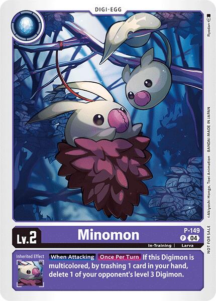 Minomon [P-149] (Store Tournament 2024 Jul. – Sep. Participation Pack) [Promotional Cards] | Shuffle n Cut Hobbies & Games