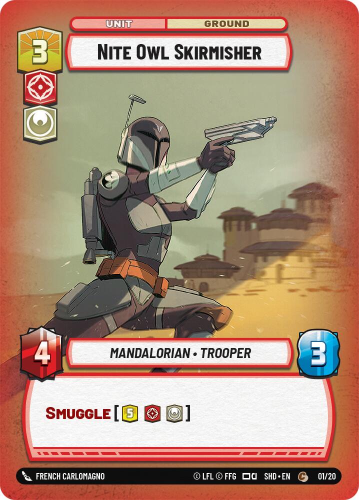Nite Owl Skirmisher (01/20) (01/20) [Shadows of the Galaxy: Weekly Play] | Shuffle n Cut Hobbies & Games