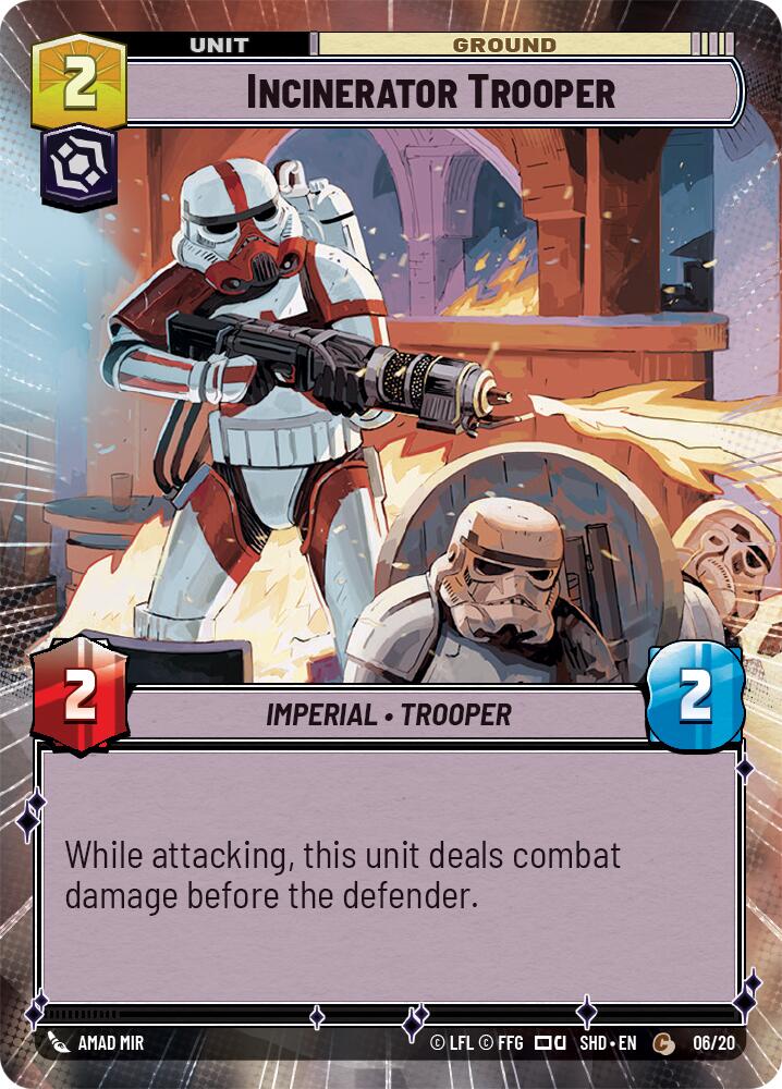 Incinerator Trooper (06/20) (Hyperspace) (06/20) [Shadows of the Galaxy: Weekly Play] | Shuffle n Cut Hobbies & Games