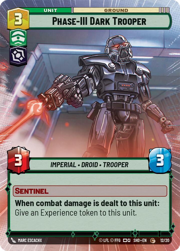 Phase-III Dark Trooper (12/20) (Hyperspace) (12/20) [Shadows of the Galaxy: Weekly Play] | Shuffle n Cut Hobbies & Games