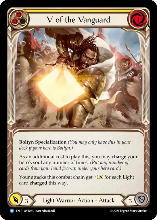 V of the Vanguard [ASB023] (Armory Deck: Boltyn) | Shuffle n Cut Hobbies & Games