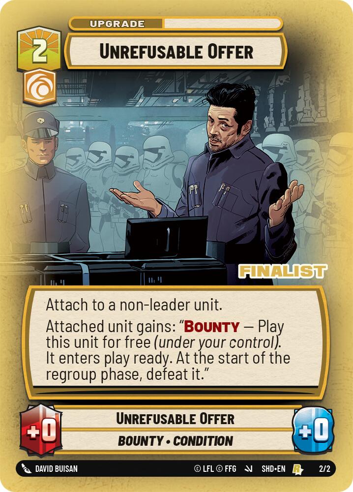 Unrefusable Offer (2/2) (Finalist) (2/2) [Store Showdown Promos] | Shuffle n Cut Hobbies & Games