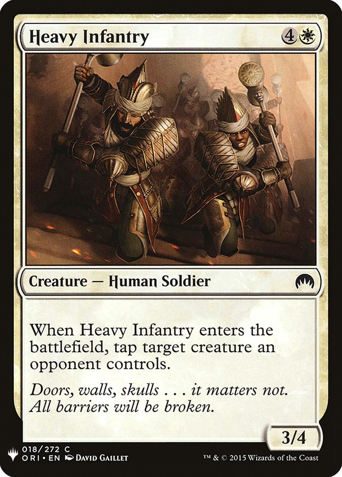 Heavy Infantry [Mystery Booster] | Shuffle n Cut Hobbies & Games
