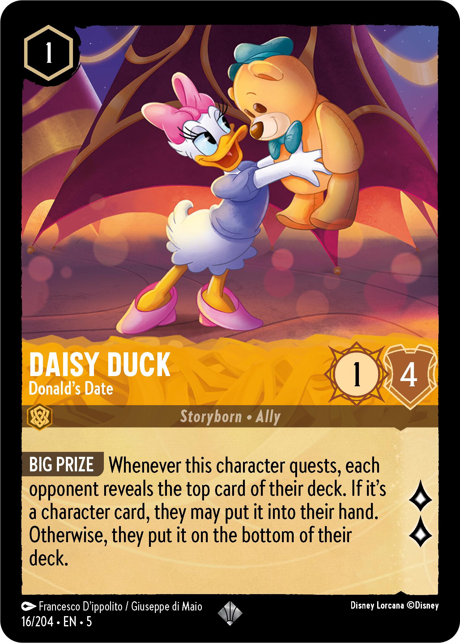 Daisy Duck - Donald's Date (16/204) [Shimmering Skies] | Shuffle n Cut Hobbies & Games