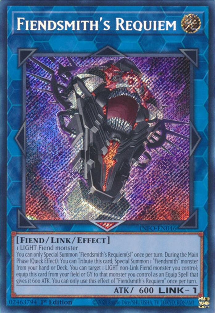 Fiendsmith's Requiem [INFO-EN046] Secret Rare | Shuffle n Cut Hobbies & Games