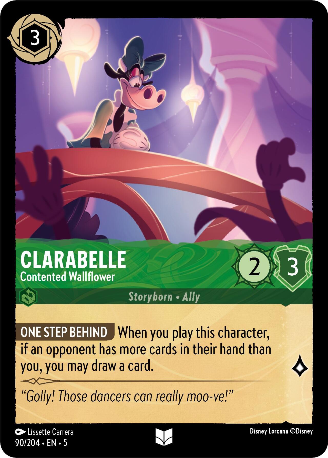 Clarabelle - Contented Wallflower (90/204) [Shimmering Skies] | Shuffle n Cut Hobbies & Games