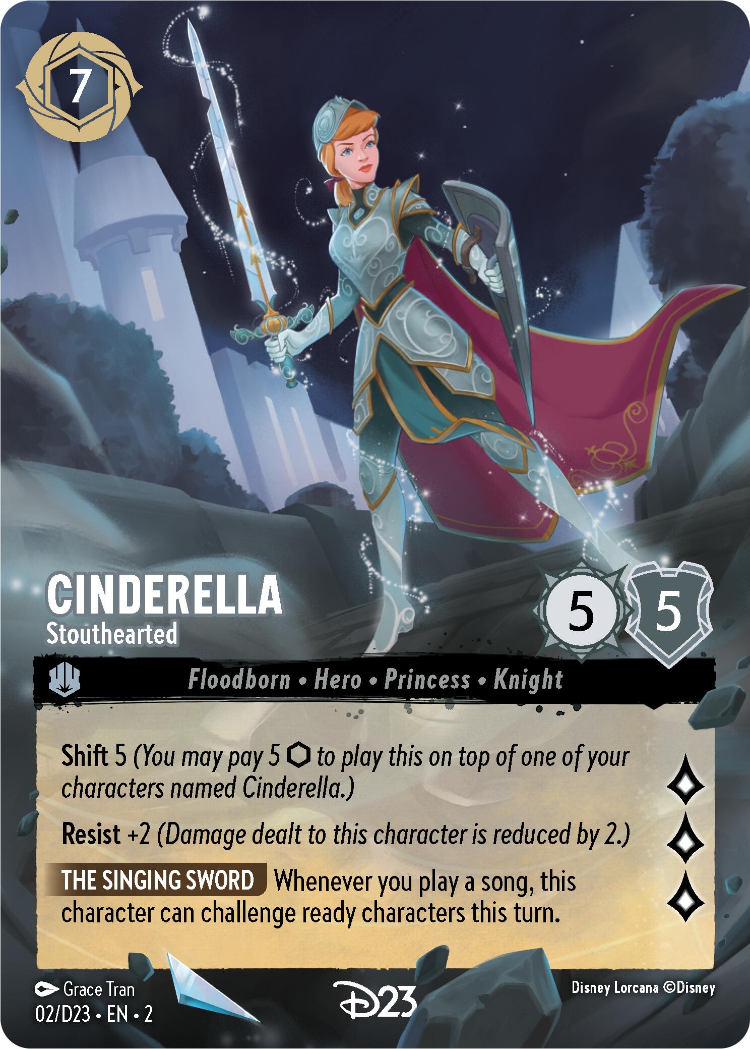 Cinderella - Stouthearted (2) [D23 Promos] | Shuffle n Cut Hobbies & Games