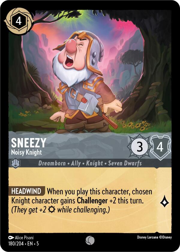 Sneezy - Noisy Knight (180/204) [Shimmering Skies] | Shuffle n Cut Hobbies & Games