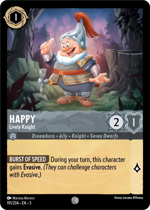 Happy - Lively Knight (191/204) [Shimmering Skies] | Shuffle n Cut Hobbies & Games