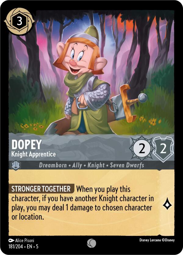 Dopey - Knight Apprentice (181/204) [Shimmering Skies] | Shuffle n Cut Hobbies & Games