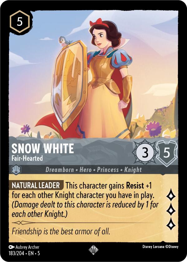 Snow White - Fair-Hearted (183/204) [Shimmering Skies] | Shuffle n Cut Hobbies & Games