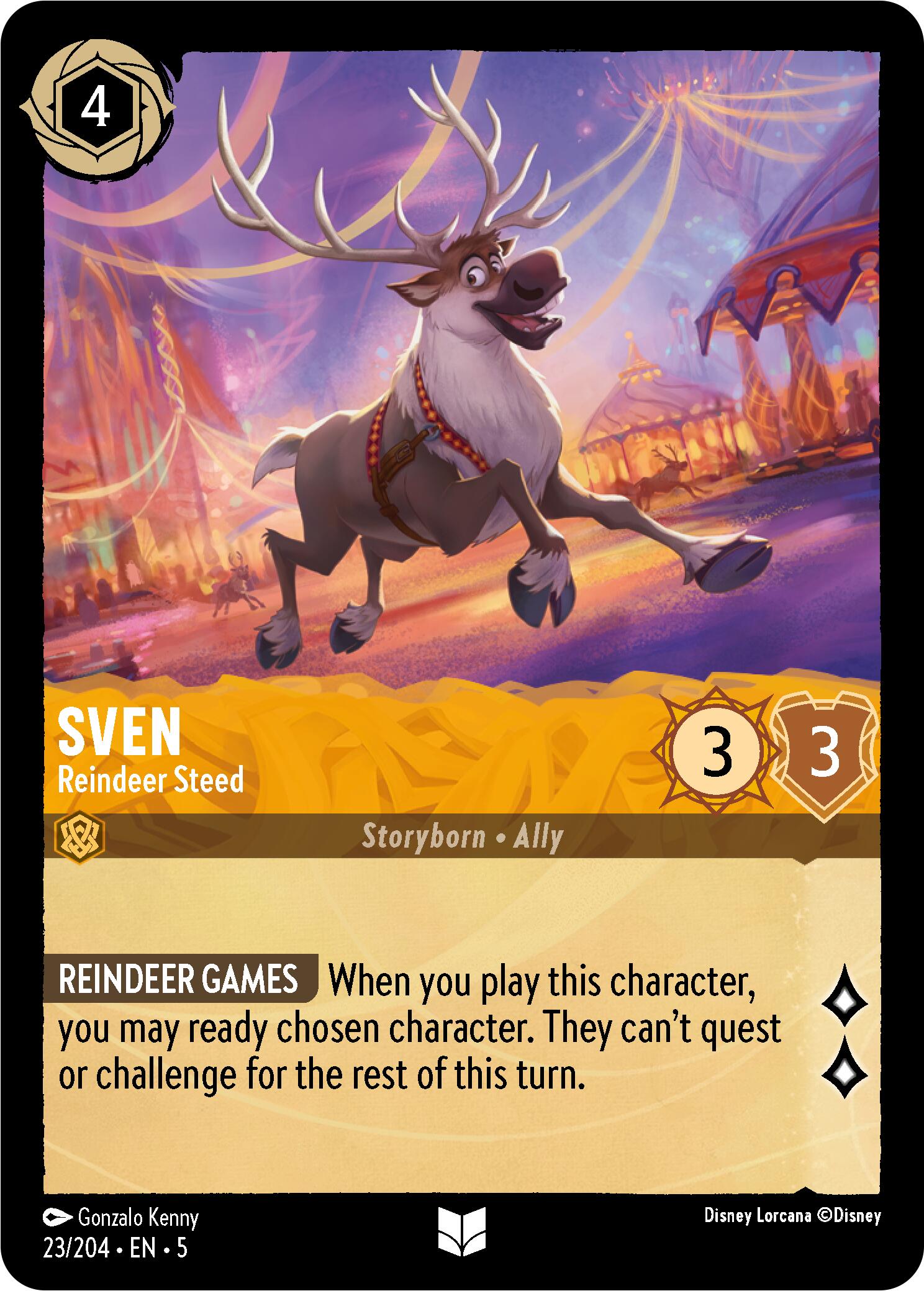 Sven - Reindeer Steed (23/204) [Shimmering Skies] | Shuffle n Cut Hobbies & Games
