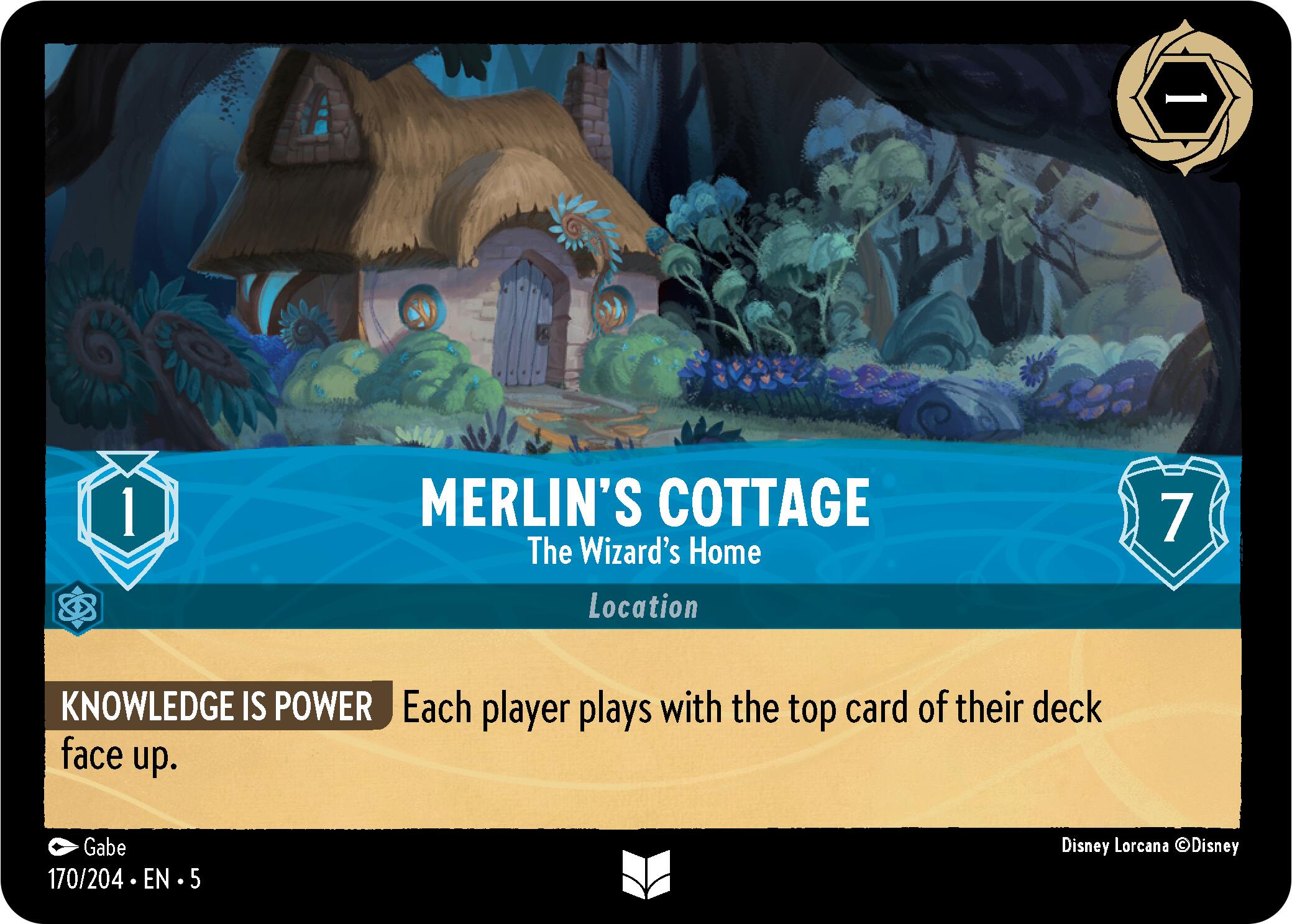 Merlin's Cottage - The Wizard's Home (170/204) [Shimmering Skies] | Shuffle n Cut Hobbies & Games