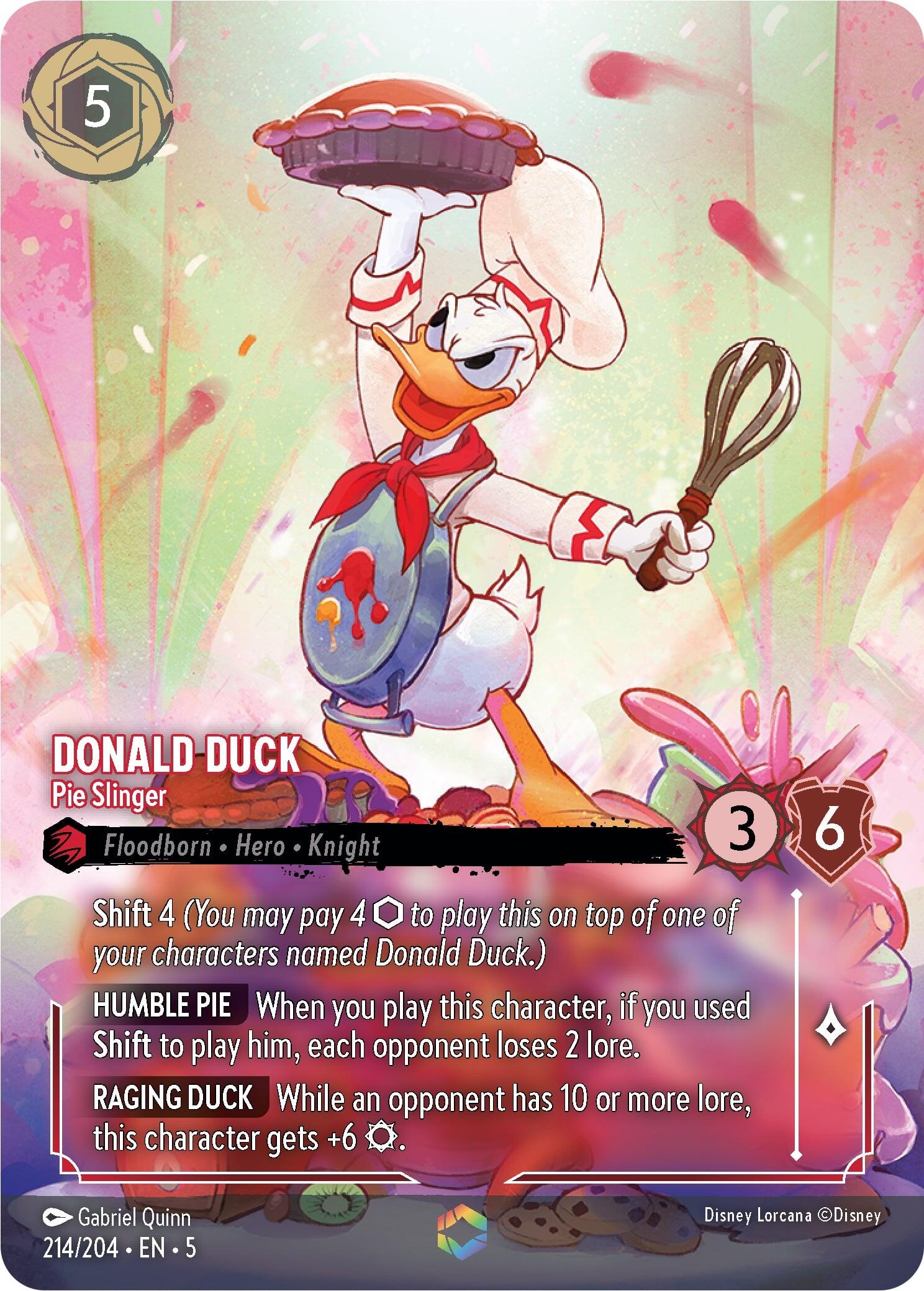 Donald Duck - Pie Slinger (Enchanted) (214/204) [Shimmering Skies] | Shuffle n Cut Hobbies & Games