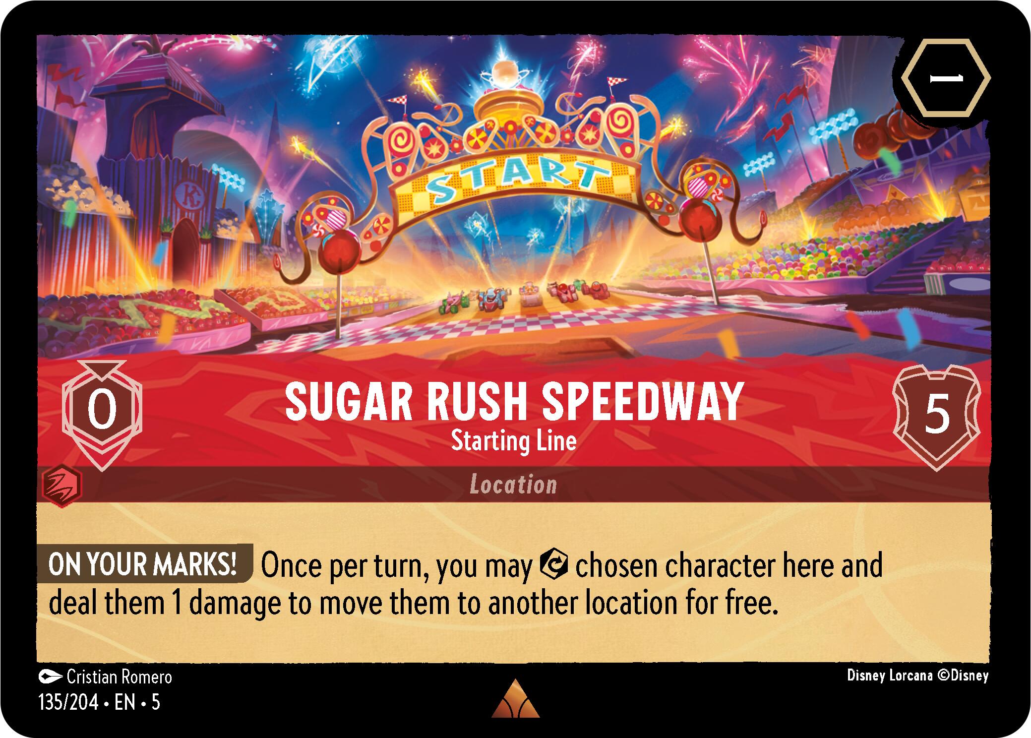 Sugar Rush Speedway - Starting Line (135/204) [Shimmering Skies] | Shuffle n Cut Hobbies & Games