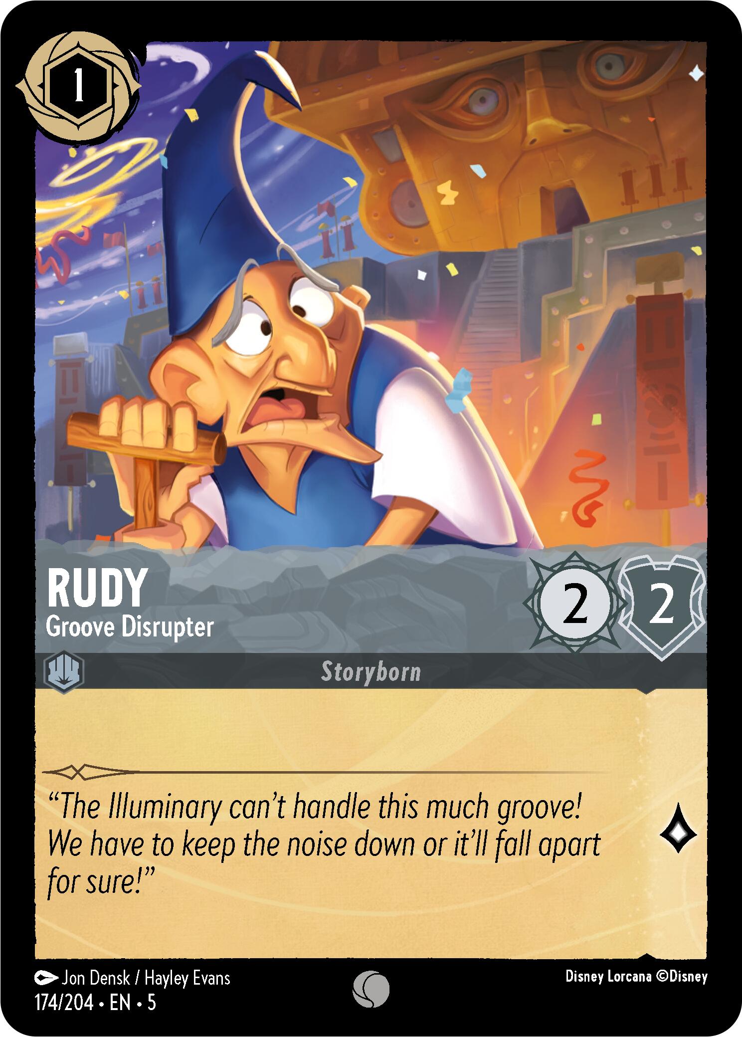 Rudy - Groove Disrupter (174/204) [Shimmering Skies] | Shuffle n Cut Hobbies & Games