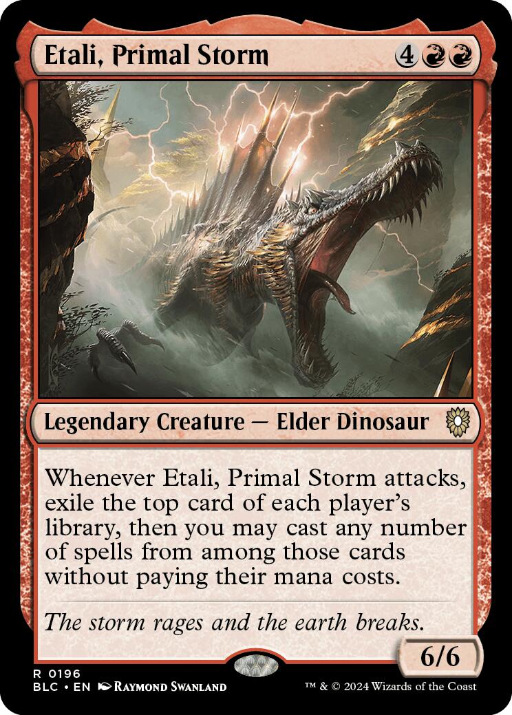 Etali, Primal Storm [Bloomburrow Commander] | Shuffle n Cut Hobbies & Games