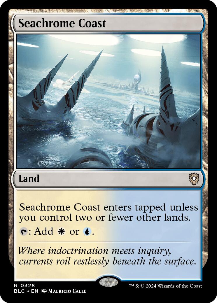 Seachrome Coast [Bloomburrow Commander] | Shuffle n Cut Hobbies & Games
