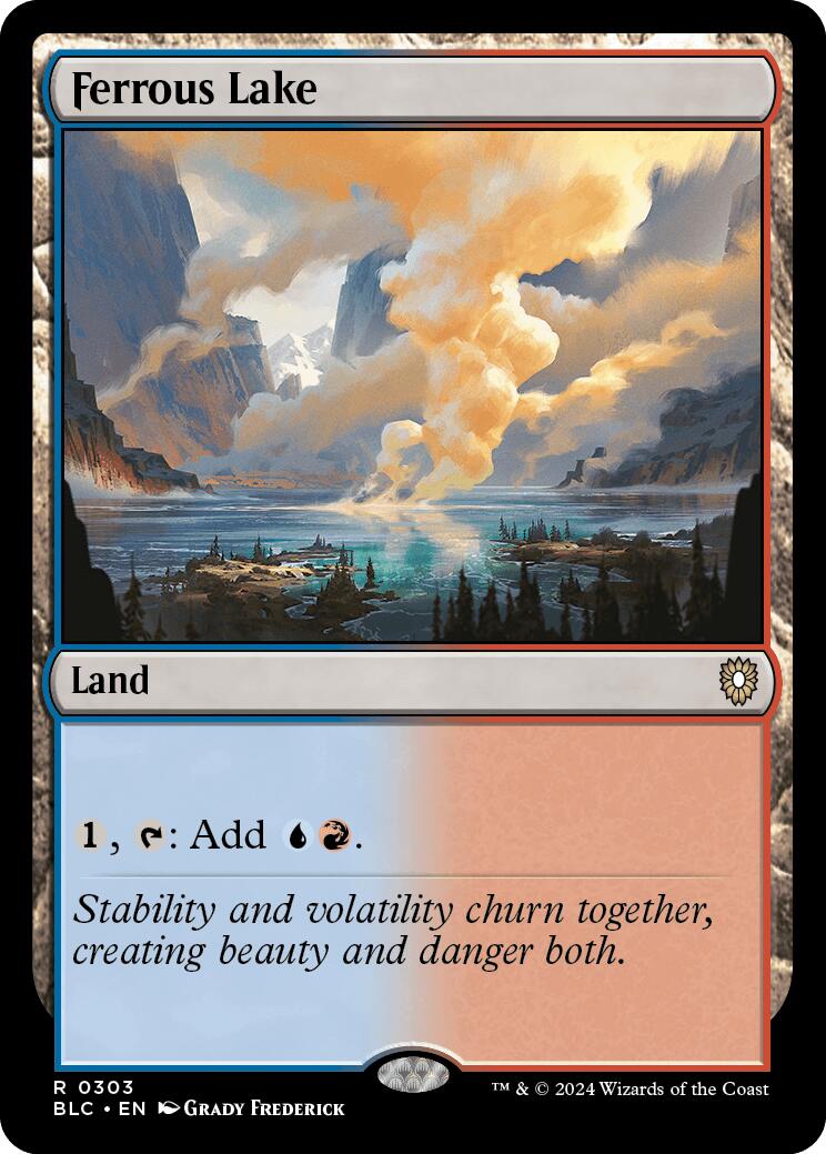 Ferrous Lake [Bloomburrow Commander] | Shuffle n Cut Hobbies & Games