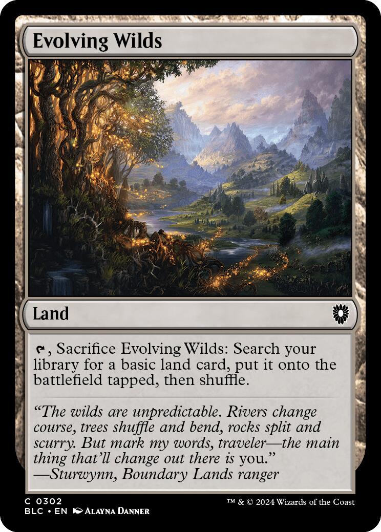 Evolving Wilds [Bloomburrow Commander] | Shuffle n Cut Hobbies & Games