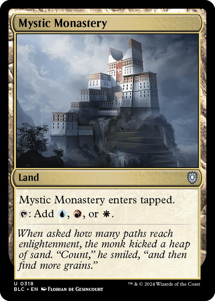 Mystic Monastery [Bloomburrow Commander] | Shuffle n Cut Hobbies & Games