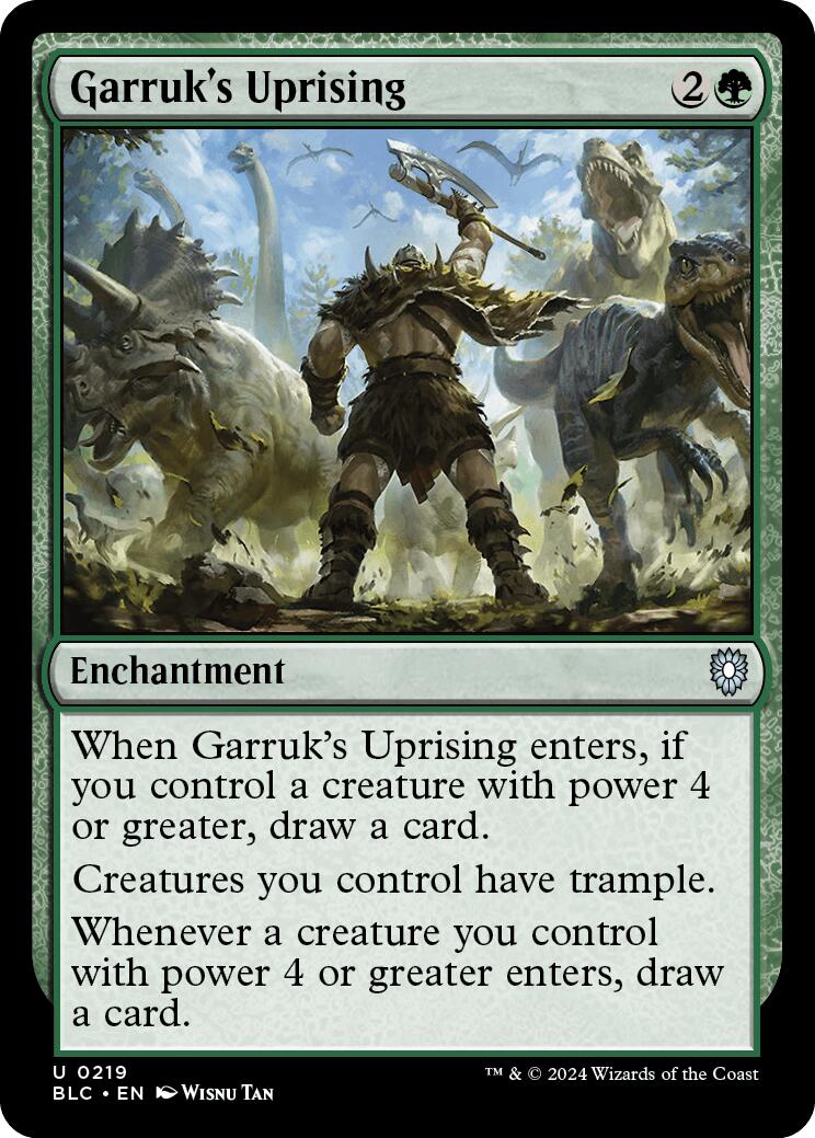 Garruk's Uprising [Bloomburrow Commander] | Shuffle n Cut Hobbies & Games