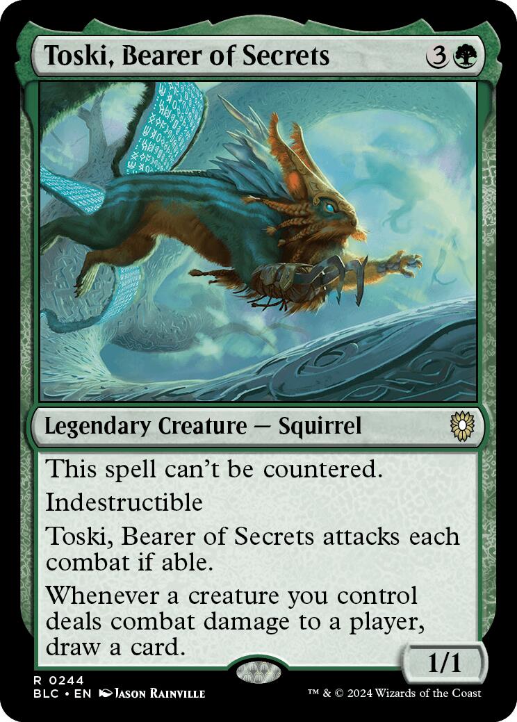 Toski, Bearer of Secrets [Bloomburrow Commander] | Shuffle n Cut Hobbies & Games
